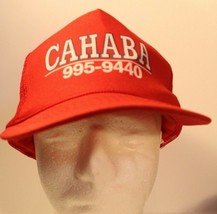 Vintage Cahaba Alabama Hat Cap Mesh Red Snapback ba1 - $6.92