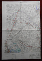 1954 Military Topographic Map Sremski Karlovci Novi Sad Temerin Curug  S... - $42.59