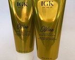 IGK Offline 3-Minute Hydration Hair Mask 6.7 oz lot of 2 - £29.28 GBP