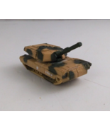 Vintage Maisto Military Camo Die-Cast Tank T-7521-6 Works 1&quot; x 3.5&quot; - $9.89