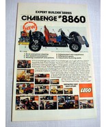 1981 Color Ad Lego Auto Chassis Challenge #8860 Expert Builder Series - $7.99