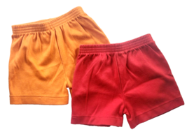 Vintage Boy Shorts Tot Trends 24 Month Orange Red 90s Lot of 2 Nostalgic - €10,42 EUR
