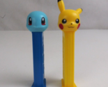 Lot of 2 Pokemon Pez Dispensers Pikachu &amp; Squirtle - $14.54