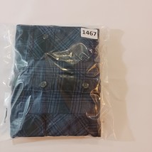 California Shirt Co Men's Blue & Black Flannel Button Up Shirt Measured Chest 43 image 12