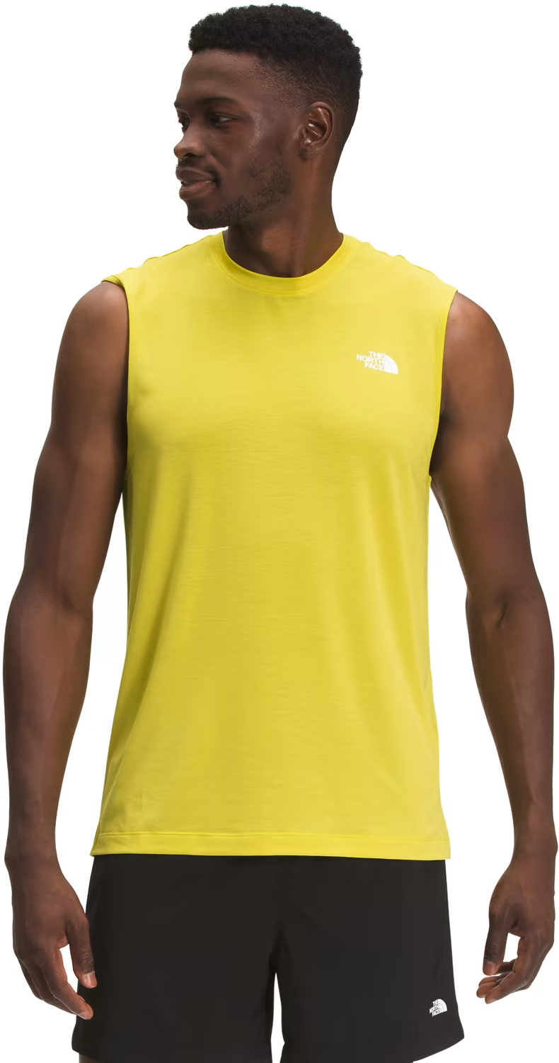 Primary image for The North Face Men's Performance Wander Sleeveless Shirt in Acid Yellow-XL