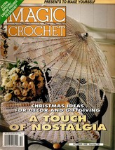 Magic Crochet Vintage Magazine 98 Christmas Ideas Decor Gift giving Nostalgia - £7.13 GBP