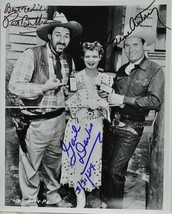 Gene Autry, Pat Buttram &amp; Gail Davis Signed Photo X3 - Wagon Team w/COA - £258.89 GBP