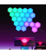 Touch Sensitive Modular Wall Lights with Remote; Dual Control Hexagonal ... - €47,51 EUR