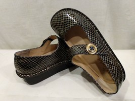 Alegria Paloma Mary Jane Gold Net Comfort Leather Shoes 391 Women’s Size 38/7 M - £39.55 GBP