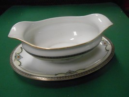 Beautiful NORITAKE  M China  &quot;Gleneden&quot; ...Attached GRAVY BOAT - $17.41