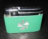 Vintage BENTLEY Green Art Deco Gas Butane Pocket Lighter Made in Austria - £11.06 GBP