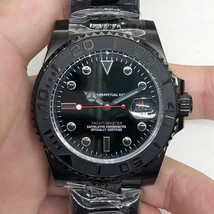 Mechanical Watch Yacht Electric Black Automatic Mechanical Watch Ym011 M... - $96.25