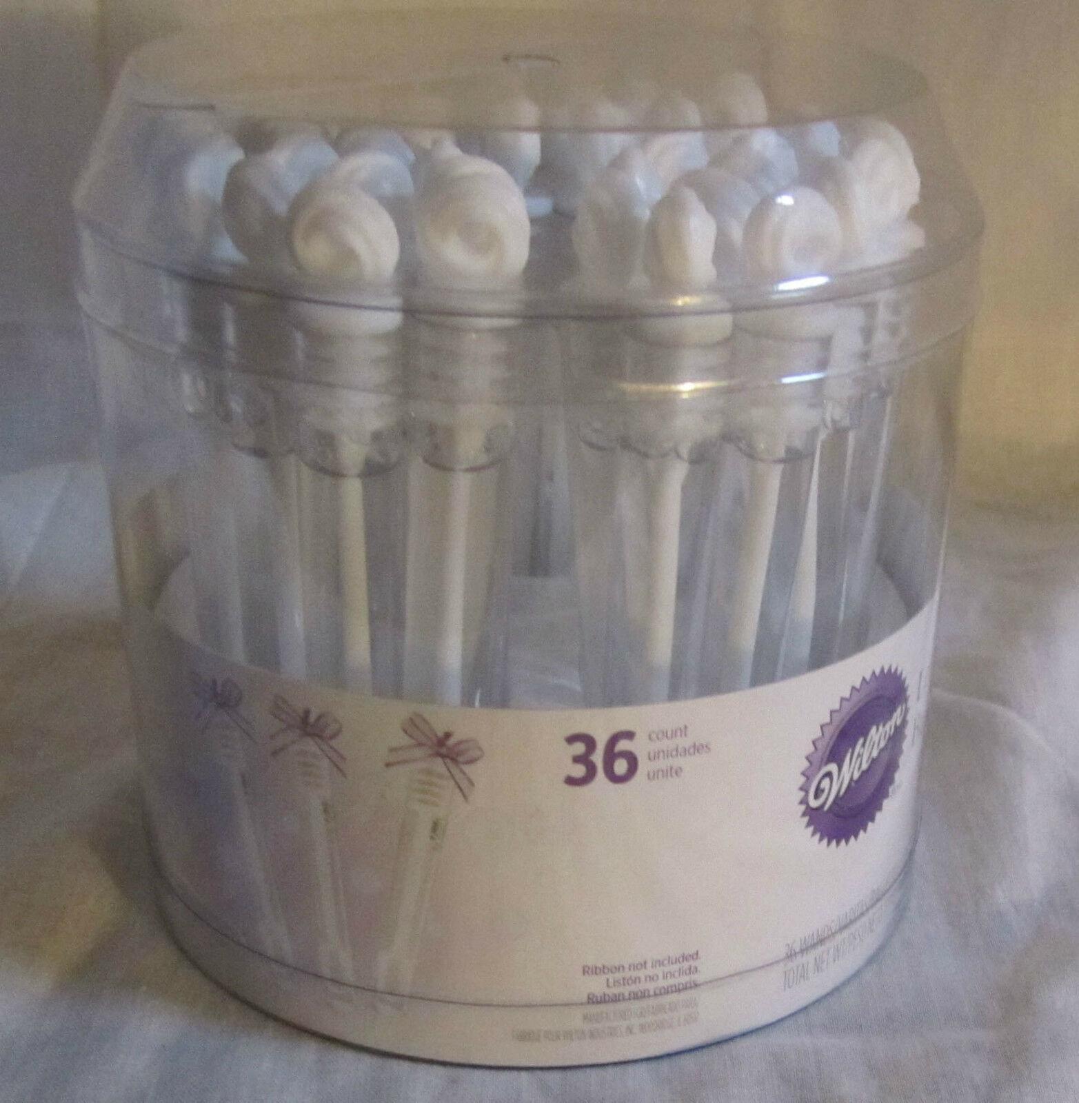 Wilton Love Knot Bubble Wands 36 Count Party Wedding Favors Reception NEW - $9.46