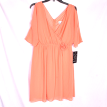 Maria Bonita Double V Dress Cold Shoulder Arms NWT Size Medium - $16.30