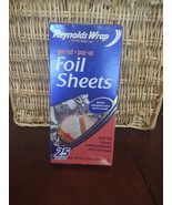 Reynolds Wrap Wrappers Foil Sheets Pre Cut Pop Ups 14&quot; x 10.25&quot; - £6.13 GBP