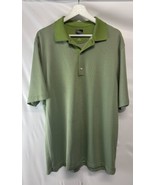 Greg Norman 2 Below Bears Best Atlanta Polo Golf Shirt Green Short Sleeve L - $32.52 CAD