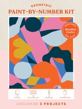 Chronicle Books Mindful Crafts: Geometric Paint-by-Number Kit - $23.24