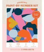 Chronicle Books Mindful Crafts: Geometric Paint-by-Number Kit - £18.27 GBP