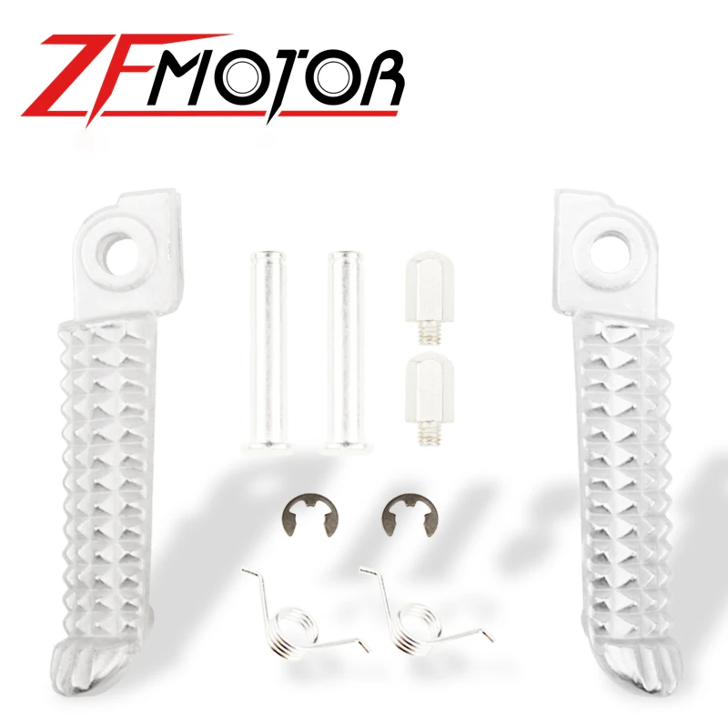 Motorcycle Rear Front Footrests Foot pegs   YZF R1 1992-2019 R6 1999-2012 2003-2 - £108.95 GBP