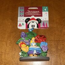 Disney Alice In Wonderland Ornament Garden of Live Flowers 2018 SKETCHBOOK - $62.39
