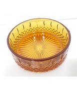 Indiana Glass Princess Amber Giftware Glass Candy Dish No Lid - £31.97 GBP