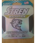 (1) Stren Magnathin Monofikament 4lb Clear FishingBrand New-SHIPS N 24 H... - £55.13 GBP