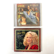 Carole King 2 CD Lot Her Greatest Hits + Holiday Christmas Diecut Frame Stand - £14.65 GBP