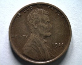 1914 Lincoln Cent Penny About Uncirculated Au Nice Original Coin From Bobs Coins - £33.67 GBP