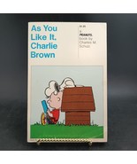 &quot;As You Like It Charlie Brown&quot; Charles M Schulz. Holt Reinhart 8th Print... - $21.87 CAD