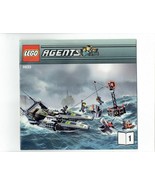 LEGO Agents 8633 #1 instruction Booklet Manual ONLY - £3.78 GBP