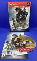 Medal of Honor: Frontline (Sony PlayStation 2, 2002) PS2 CIB Complete Tested! - £3.87 GBP