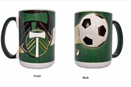 Portland Timbers MLS Soccer Ball Inner Color Ceramic Coffee Mug Tea Cup ... - $442.88 MXN