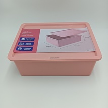 BINBLEOM Plastic storage containers for household or domestic use, pink - $10.99