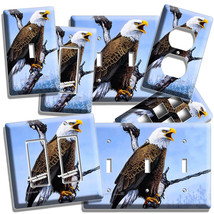 AMERICAN BALD EAGLE IN THE WILD LIGHT SWITCH OUTLET WALL PLATES HOME ROO... - $16.55+