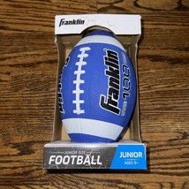 Franklin Sports Football - Grip-Rite 100 - Kids Junior Size - Blue &amp; White - $7.20