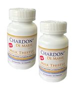 2 FRASCOS DE CHARDON DE MARIE 60 CAP. higado graso antioxidante milk thi... - $27.82