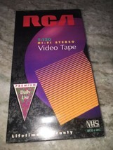 New Sealed Rca T-120 Blank Vhs HI-FI Stereo Premium Video Tape Up To 6 Hours - £5.27 GBP