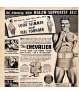 1952 Ronnie Sales Chevalier Advertisement Adjustable Health Supporter Be... - $34.29 CAD