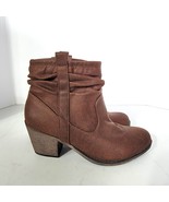 Rocket Dog Womens Ankle Boots Size 8 Brown Faux Leather - $22.31