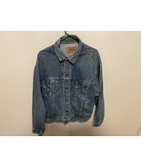 VINTAGE LEVI&#39;S Mens L Denim Blue Jean Trucker&#39;s Jacket 70507-0218  Made ... - £69.04 GBP