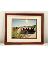 Vintage GIANT Clay Pots Framed Matted Clay Photo Art Print Wall Art Home... - £31.14 GBP