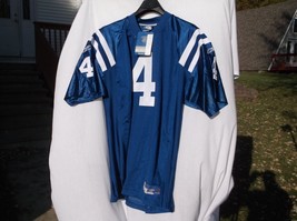 Reebok Nfl Equipment On Field Colts Colors Jersey No 4 Prsnlzd Lukan Sz 52 Nwt - $43.99