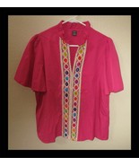 Shein Women s Fuchsia Pink Top Deco Front Size Large New No Tag - €10,88 EUR