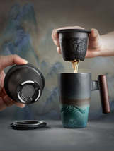 Handmade Ceramic Coffee &amp; Tea Mug - £34.90 GBP