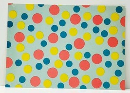 Colored Circles Polka Dots Bubbles Art Postcard J9 - £3.10 GBP