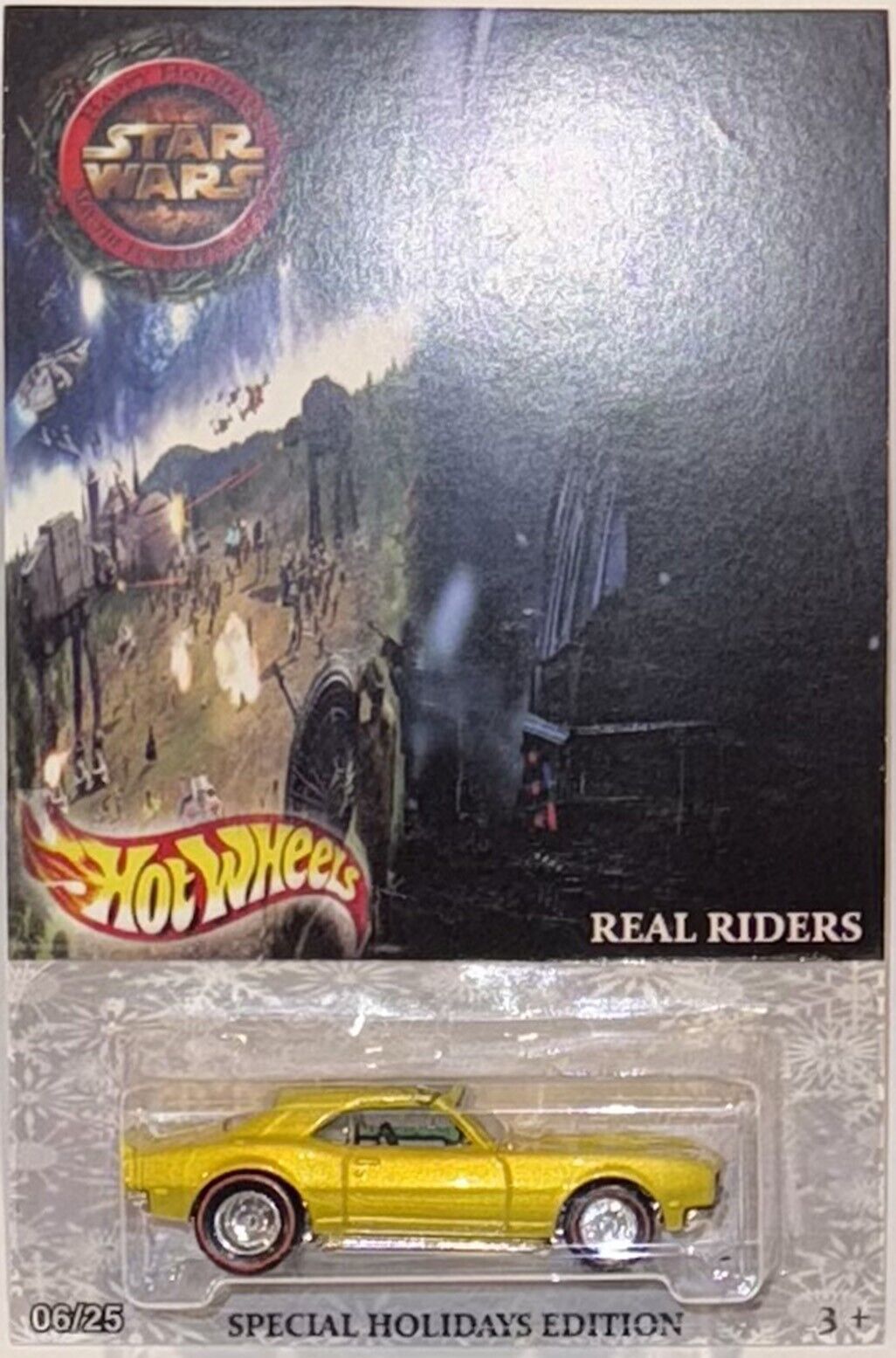'68 Chevy Copo Camaro CUSTOM Hot Wheels Star Wars Series w/Real Riders Item image 2