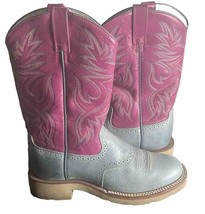 Women’s ARIAT Cowgirl Boots- Pink And Blue ~ Women’s Size 7 - Western - Cowboy - $92.26