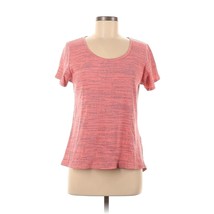 LuLaRoe LLR Women&#39;s Classic Tee Medium Coral Ribbed - $17.28