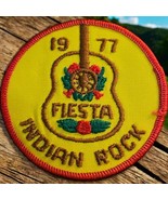 Vtg 1977 Fiesta Indian Rock Embroidered Guitar Yellow Orange Girl Scouts... - $264.64 MXN
