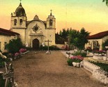 Carmel By the Sea CA Mission San Carlos Borromeo 1910s Vtg Postcard UNP - $5.31